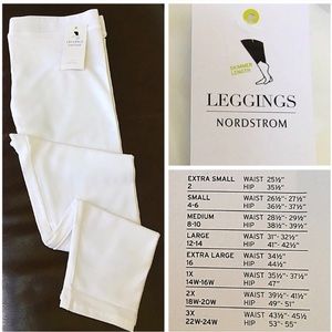 White Knit Nordstrom Leggings
